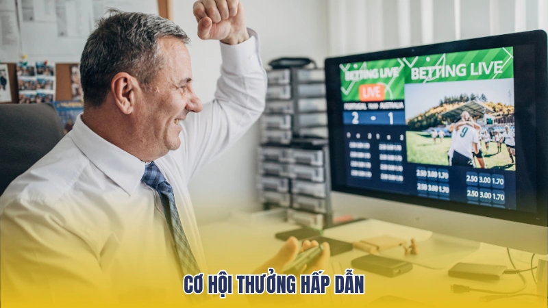 Cơ hội thu lợi nhuận lớn với tỷ lệ cược thể thao hấp dẫn