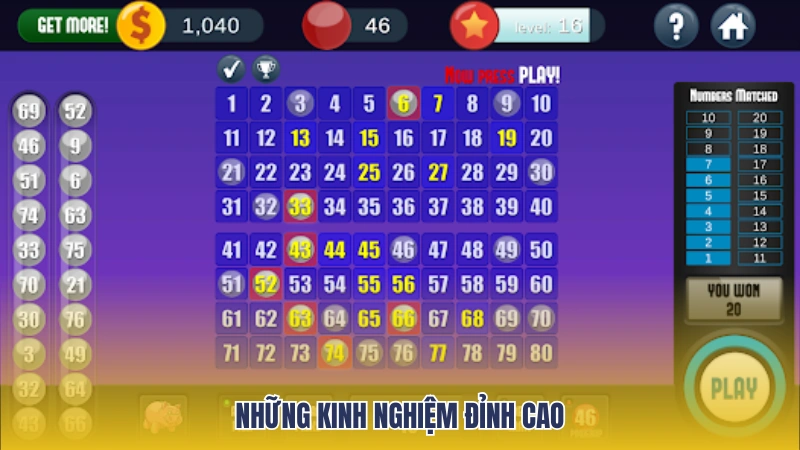 Những kinh nghiệm chơi Keno kiếm tiền đỉnh cao