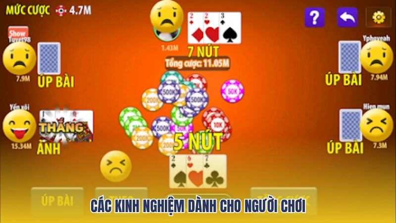 Một số kinh nghiệm đánh bài liêng của cao thủ Lucky88
