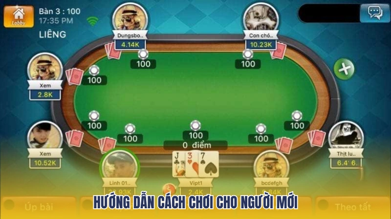 Hướng dẫn cách chơi bài Liêng cho người mới