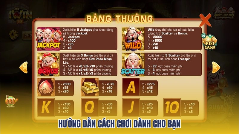 Hướng dẫn cách chơi nổ hũ Phúc Lộc Thọ cực dễ tại Lucky88