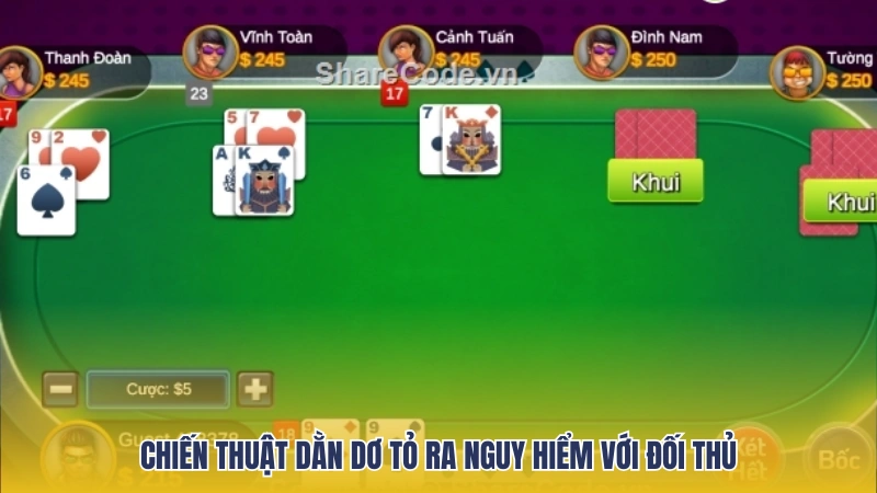 Chiến thuật dằn dơ tỏ ra khá hiệu quả với các đối thủ trên bàn chơi blackjack