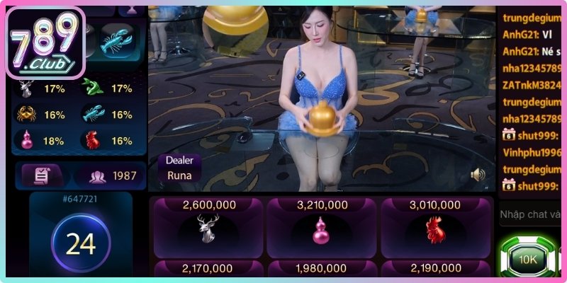 Chiến lược chơi bầu cua 789club giúp nâng cao tỷ lệ thắng